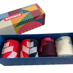 Bombas set of 4 half calf socks - new in box